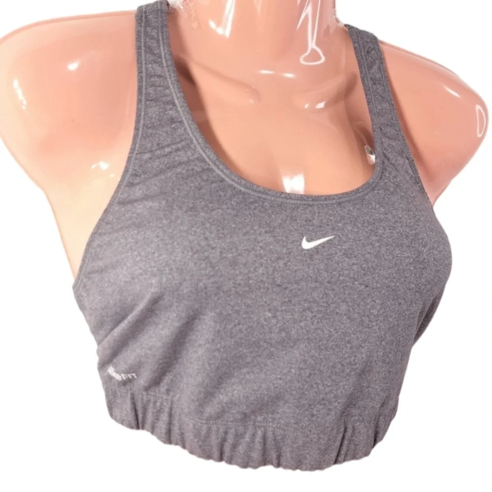 Nike Grey Sports Bra Juniors Size‎ XL (16-18)
